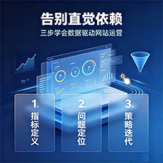 城中建站-告别直觉依赖：三步学会数据驱动网站运营