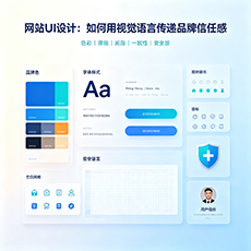 湟源建站-网站UI设计：如何用视觉语言传递品牌信任感