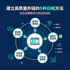 西宁建站-建立高质量外链的5种白帽方法